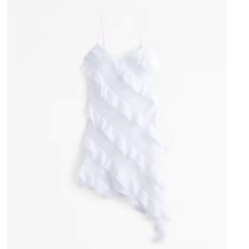 All-Over Ruffle Mini Dress